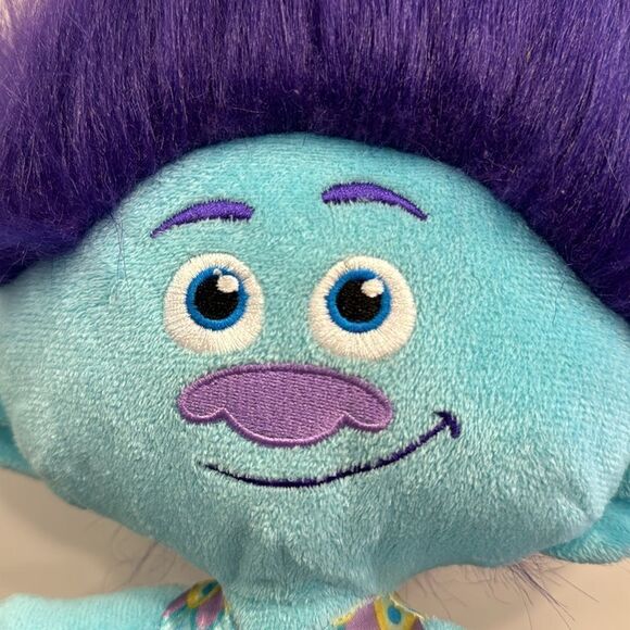 Dreamworks Trolls Plush Doll with Purple hair. Size 14” - Picture 2 of 7